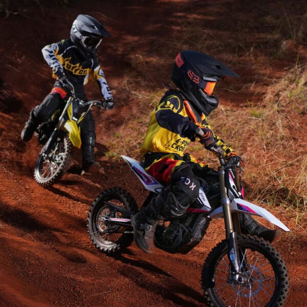 surron hyper bee youth electric dirt bike (pink)