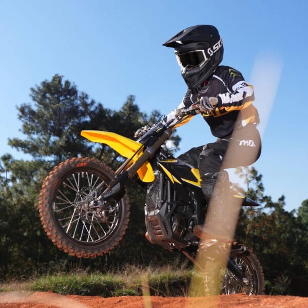 surron hyper bee youth electric dirt bike (pink)
