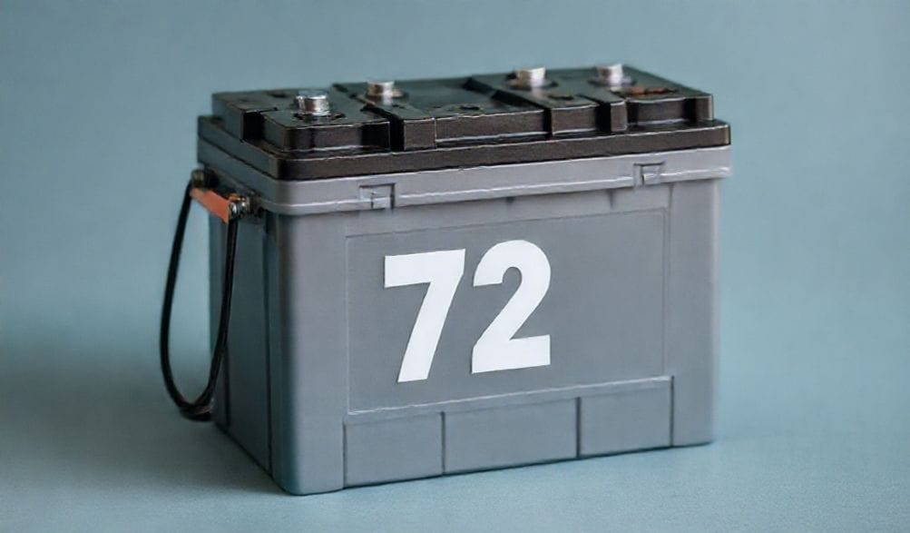 72 volt battery