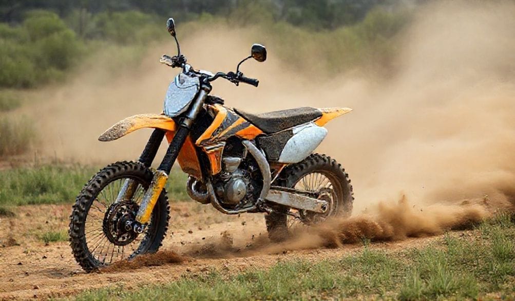 dust dirt bike