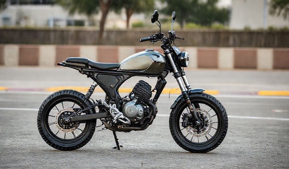 part electric bike half motorcycle